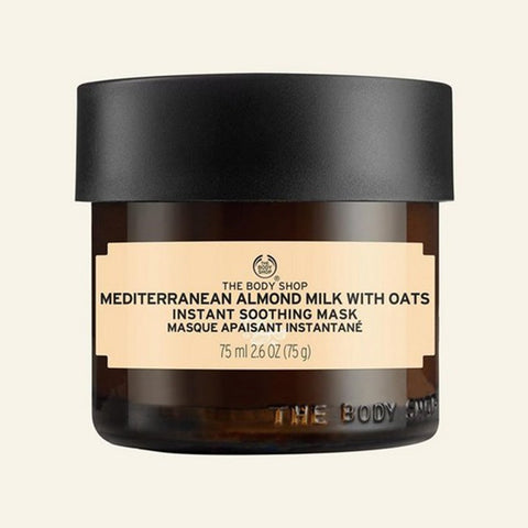 The Body Shop Mediterranean Almond Milk With Oats Instant Soothing Mask, 75ml