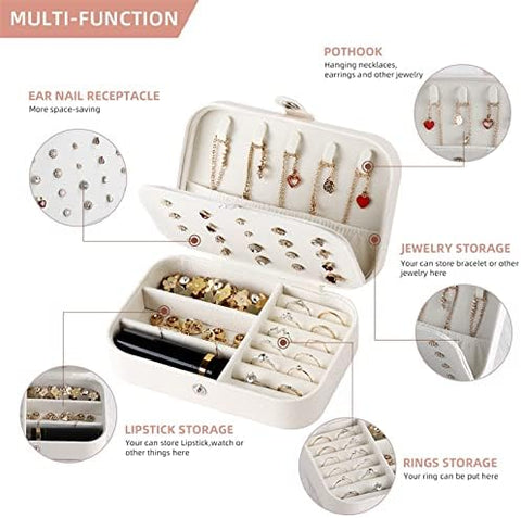 Home.Co - Double Layer Jewellery Box- Black