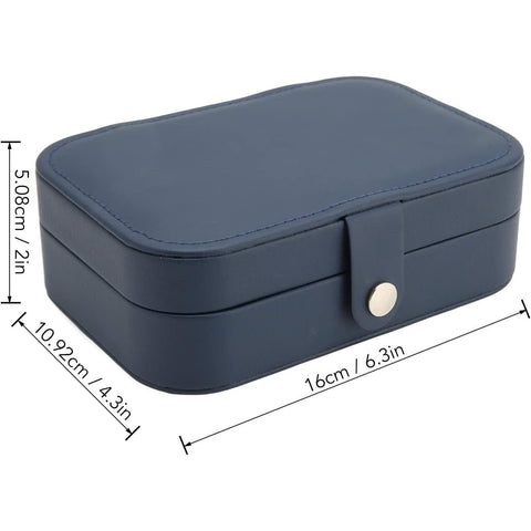 Home.Co - Double Layer Jewellery Box- Navy Blue