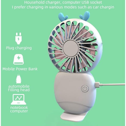 Home.Co- Portable Handheld Fan
