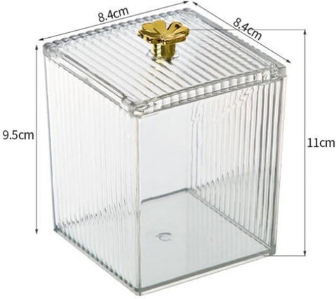 Home.Co- Acrylic Cotton Bud Holder