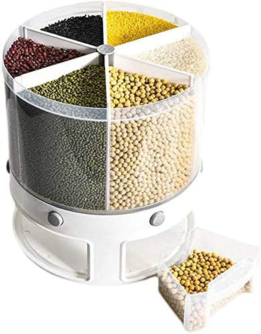 Home.Co- 6 Partition Cereal Dispenser
