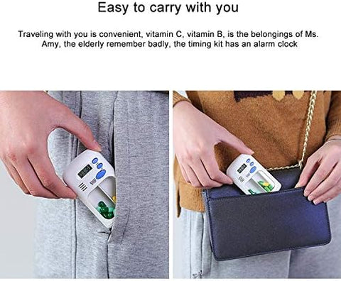 Home.Co- Mini Alarm Medicine Box