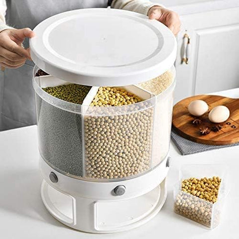 Home.Co- 6 Partition Cereal Dispenser