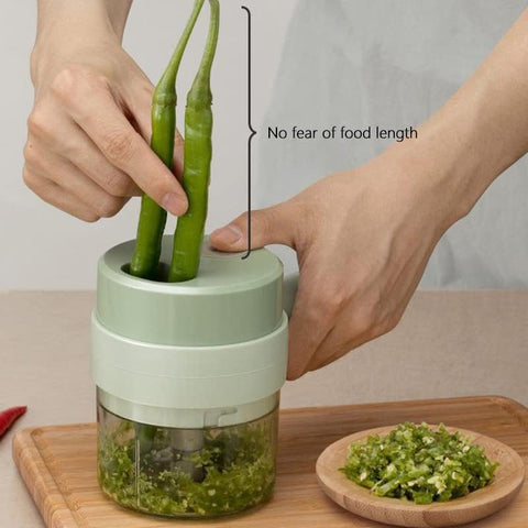 Home.Co- 4 In 1 Handheld Electric Vegetable Cutter