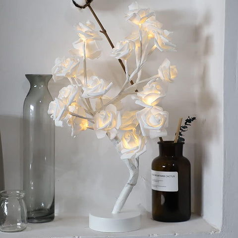 Home.Co - White Flower Lamp
