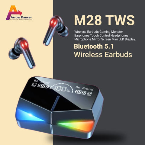 Home.Co - M28 TWS Earbuds with Gaming Mode