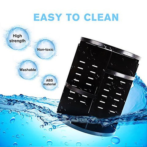 Home.Co- Black Rotating Organizer