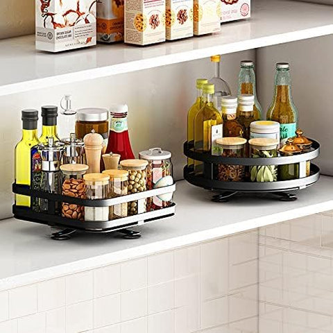Home.Co- Rotating Iron Storage Rack 3 Layer