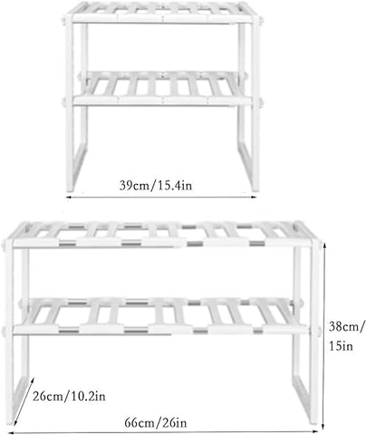 Home.co- Adjustable Under Sink Organser