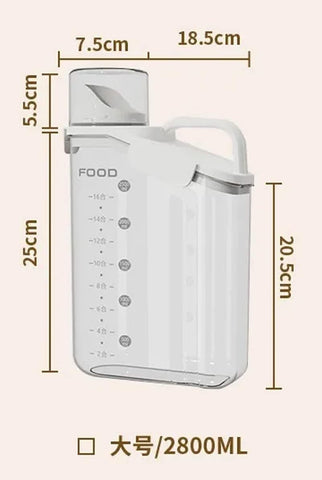 Home.Co- Food Storage Jar 1800 ML