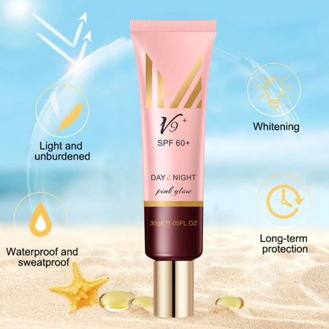 MUICIN - V9 Pink Glow Day & Night Cc Primer Cream - Your Perfect Base