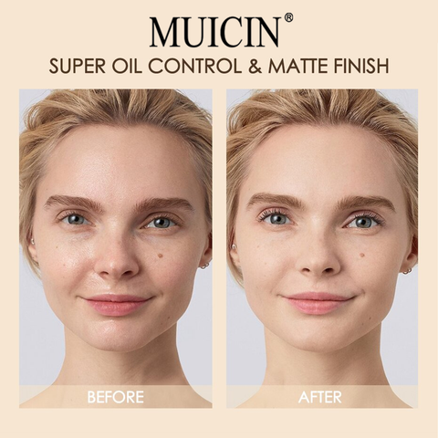 MUICIN - Luminous 3 In 1 Two Way Compact Face Powder - Versatile Mattify