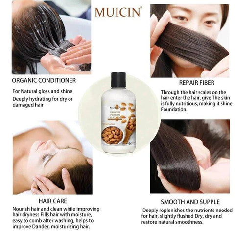 MUICIN - Almond & Keratin Protein Hair Conditioner - Deep Repair & Strength