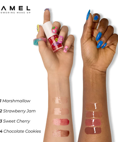 LAMEL Hydrating Lip Oil LET`S GLAZE 401(Marshmallow )