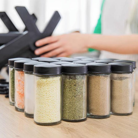 Home.Co- 18 PCs Rotating Spice Rack