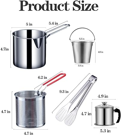 Home.Co- Fryer Pot With Stainer