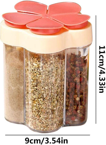 Home.Co- 5 Compartment Spice Jar