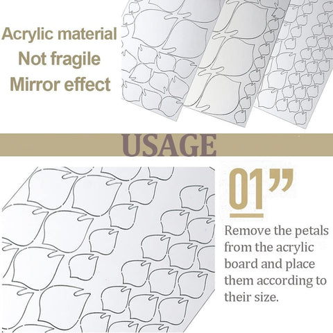 Home.co - Flower Wall Stickers 3D