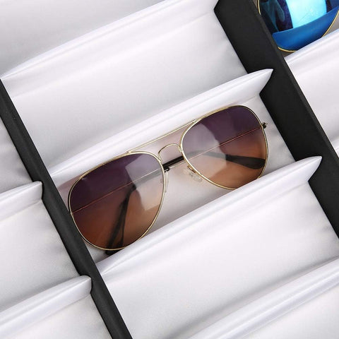 Home.Co- 18 Slot Sun Glasses Organizer