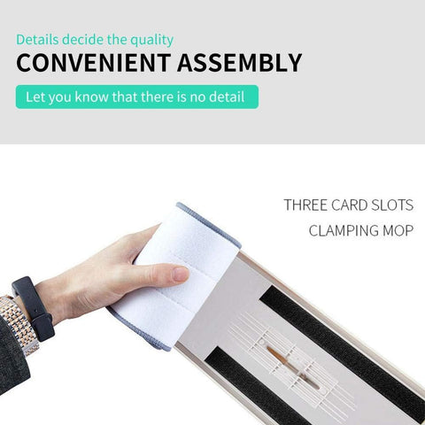 Home.Co-Flat Squeeze Mop and Bucket