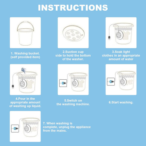 Home.Co- Portable Washing Machine