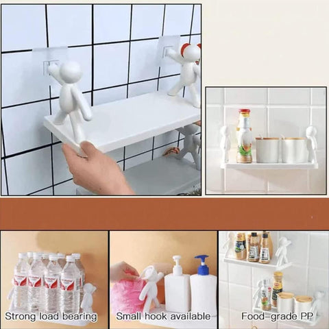 Home.Co - Self-Adhesive Character Wall Shelf