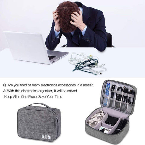 Home.Co- Electronics Waterproof Organizer