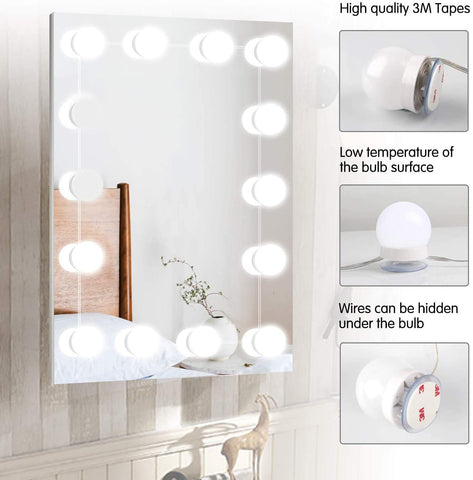 Home.Co- LED Bulb Mirror Lights