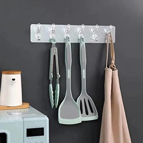 Home.Co - Transparent 6 Row Hook