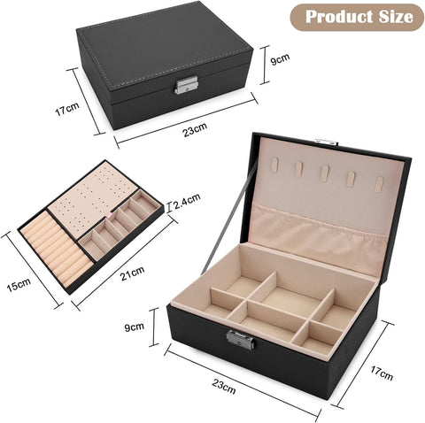 Home.Co -Jewellery Box Large- Black