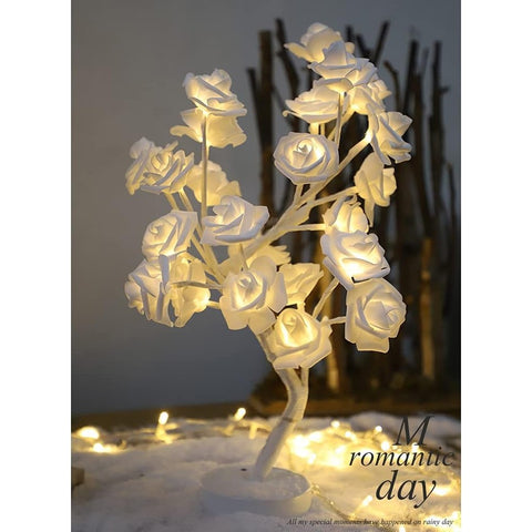 Home.Co - White Flower Lamp