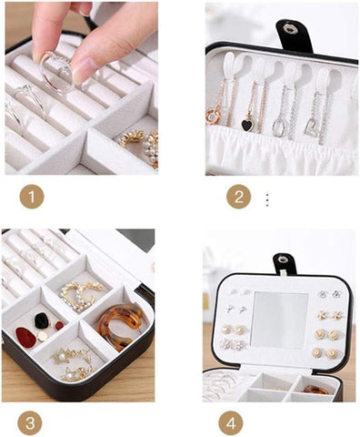 Home.Co - Double Layer Jewellery Box- Black