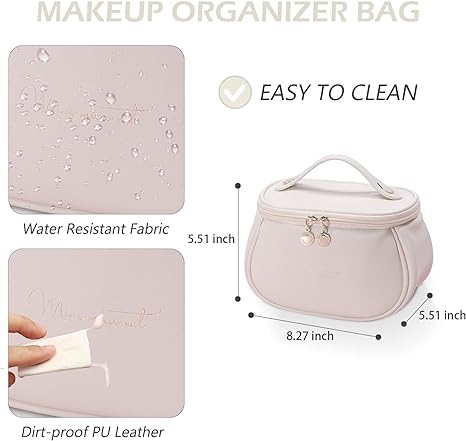 Home.co- Leather Cosmetic Pouch