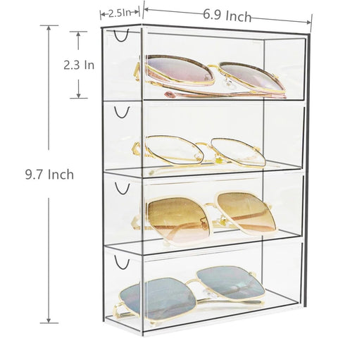 Home.Co - 4Layer Acrylic Sunglasses Storage Box