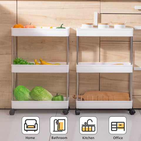 Home.Co - 3 Tier Slim Trolly