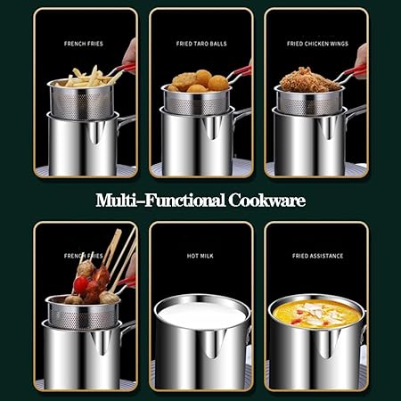 Home.Co- Fryer Pot With Stainer