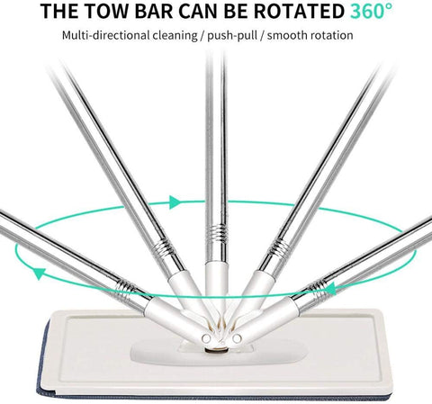 Home.Co-Flat Squeeze Mop and Bucket