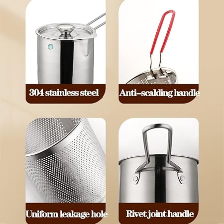 Home.Co- Fryer Pot With Stainer