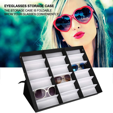 Home.Co- 18 Slot Sun Glasses Organizer