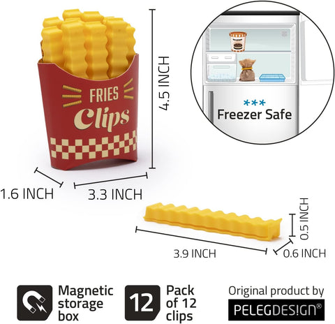 Home.Co- Fries Shape Sealing Clips