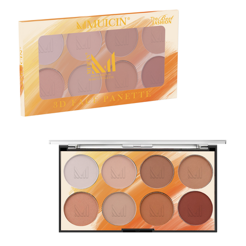 MUICIN - 8 Colors Professional Contour Palette - Master Contouring