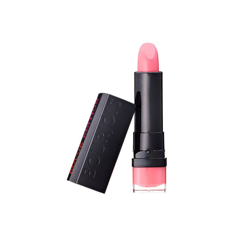 Bourjois- Rouge Edition Shiny Lipstick- 12 Rose Neon