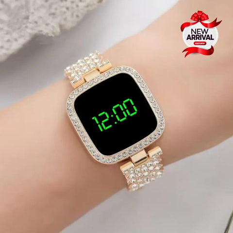 LADIES LED JEWELLERY WATCH