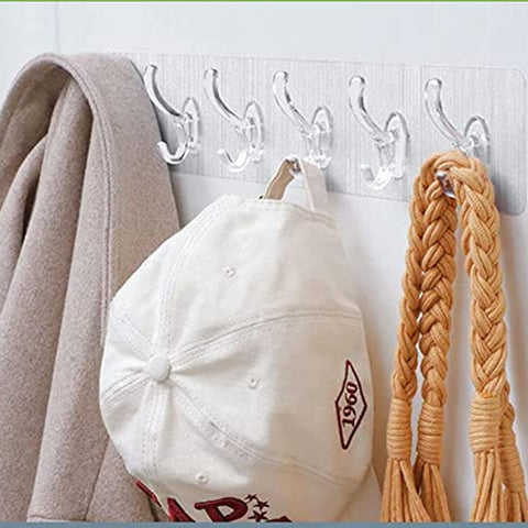 Home.Co - Transparent 6 Row Hook