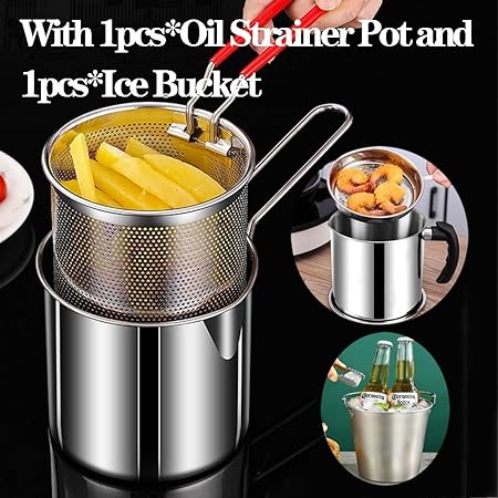 Home.Co- Fryer Pot With Stainer
