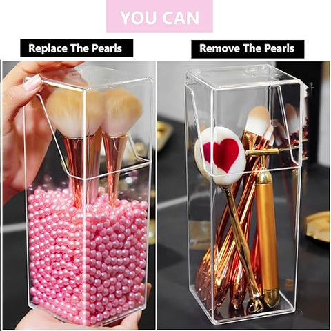 Home.co- Pearl Brush Holder