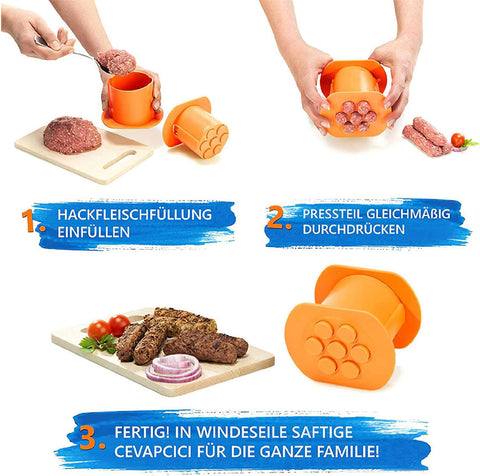 Home.Co- One Press Cevapcici Maker