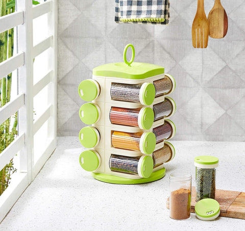 Home.Co - 16pcs Rotating Spice Rack