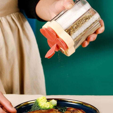 Home.Co- 5 Compartment Spice Jar